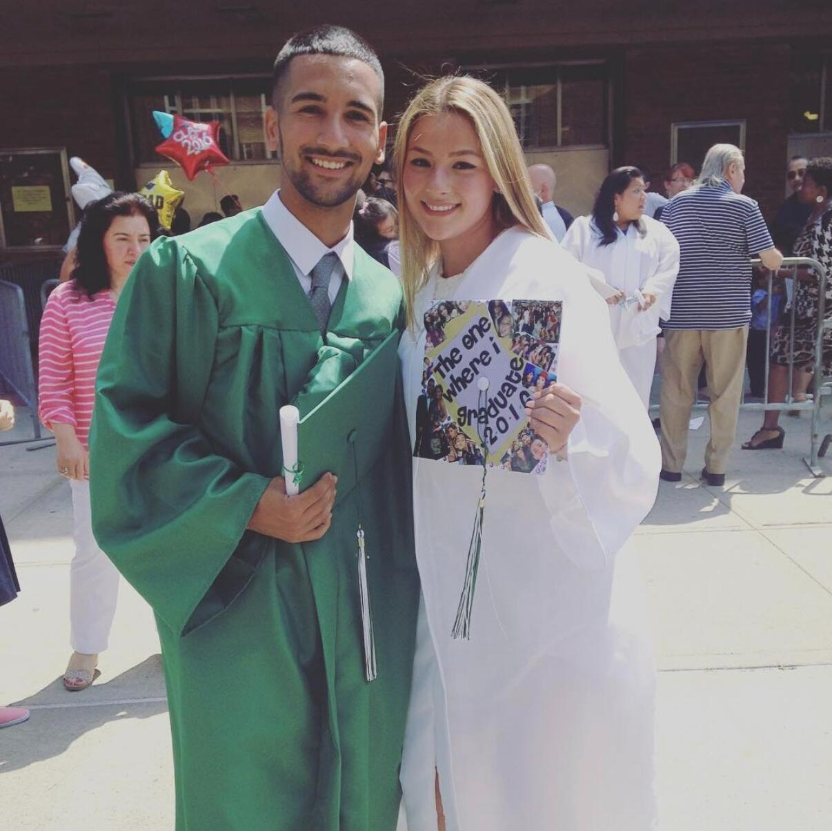 We were able to do all the exciting things together, senior activities, prom, graduation and now we were moving on and going to college.