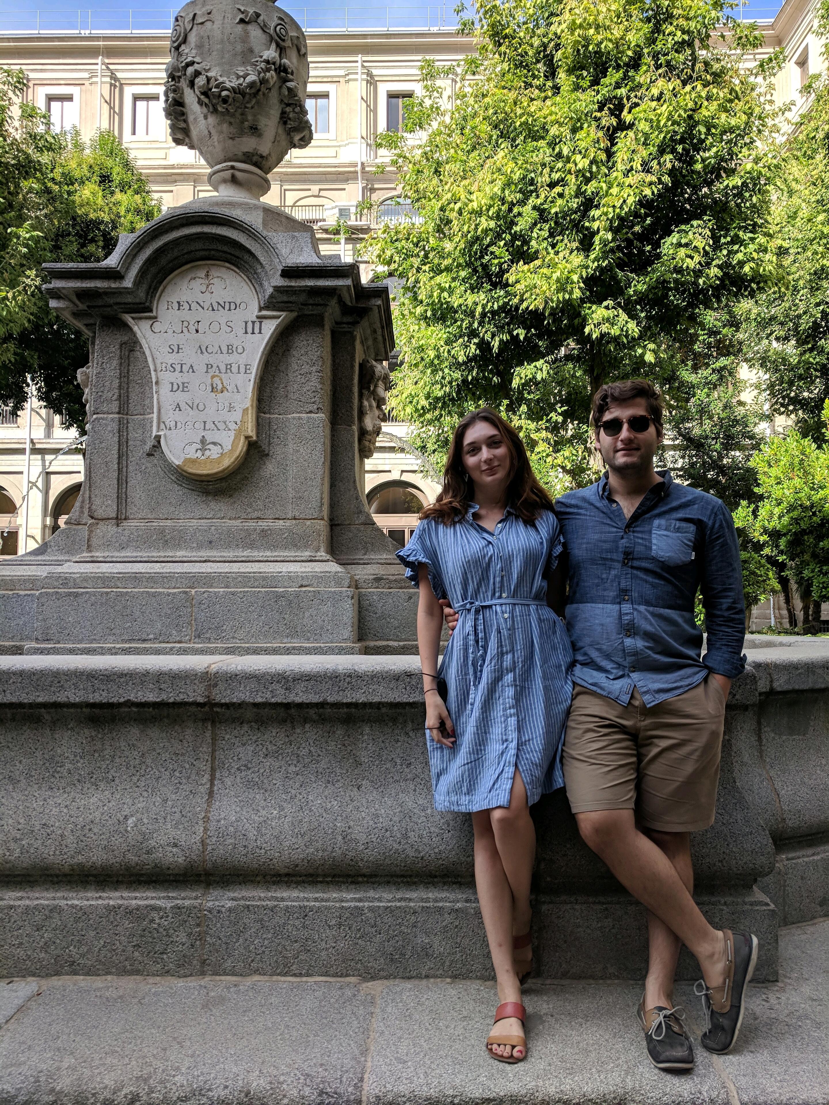 Bridget and Aaron visit Madrid for their anniversary.