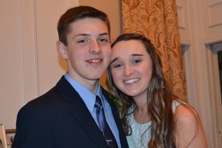 The first of many dances together 