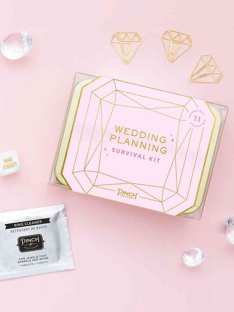 Wedding planning survival kit engagement gift for friend