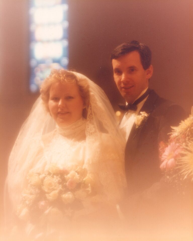 Cynthia MacDonald and Lawrence Grewach (parents of the bride)