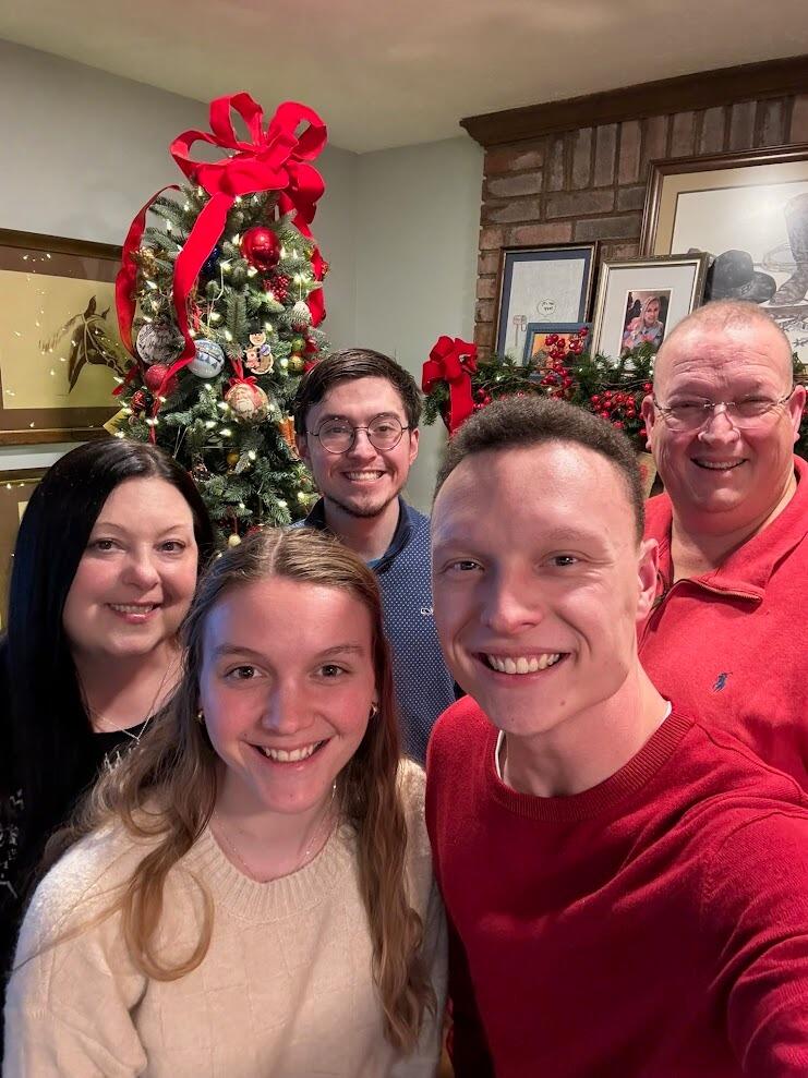Meredith's first Christmas in Greenville!