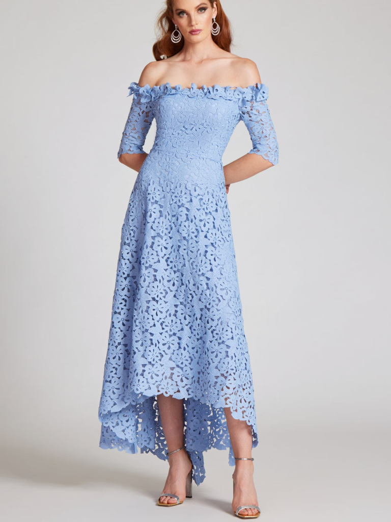 Teri Jon blue beach dress for mother of the bride