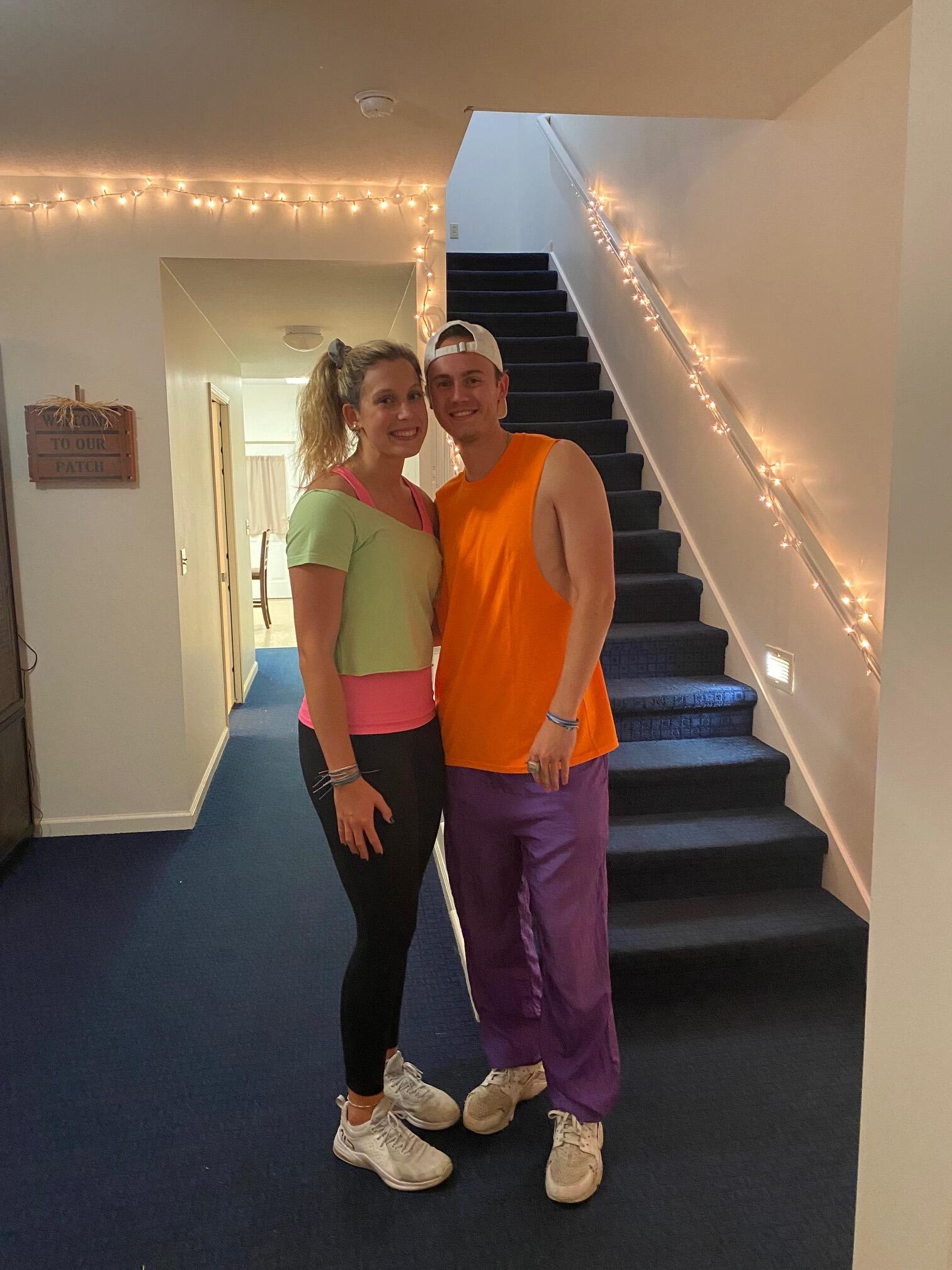 They dress up for a decades party. They're back on campus for the 2021-2022 school year. 