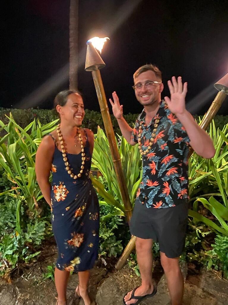 Our first luau 