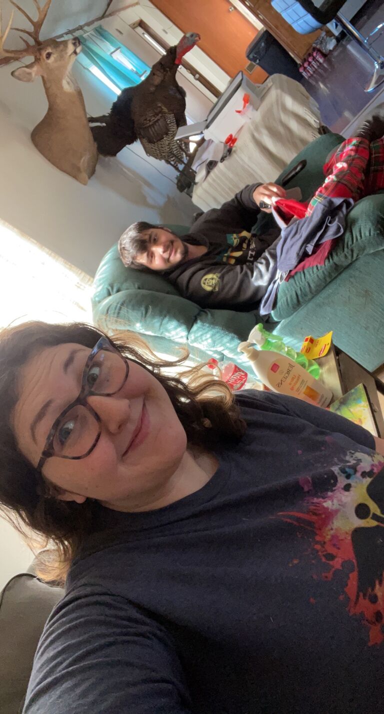 first Christmas together, rather than being in different cities.