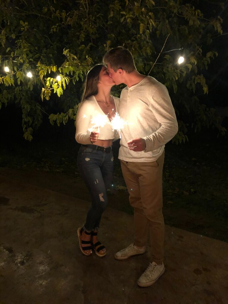 Tommi flew home early to spend our first New Year's eve together in Arizona! 