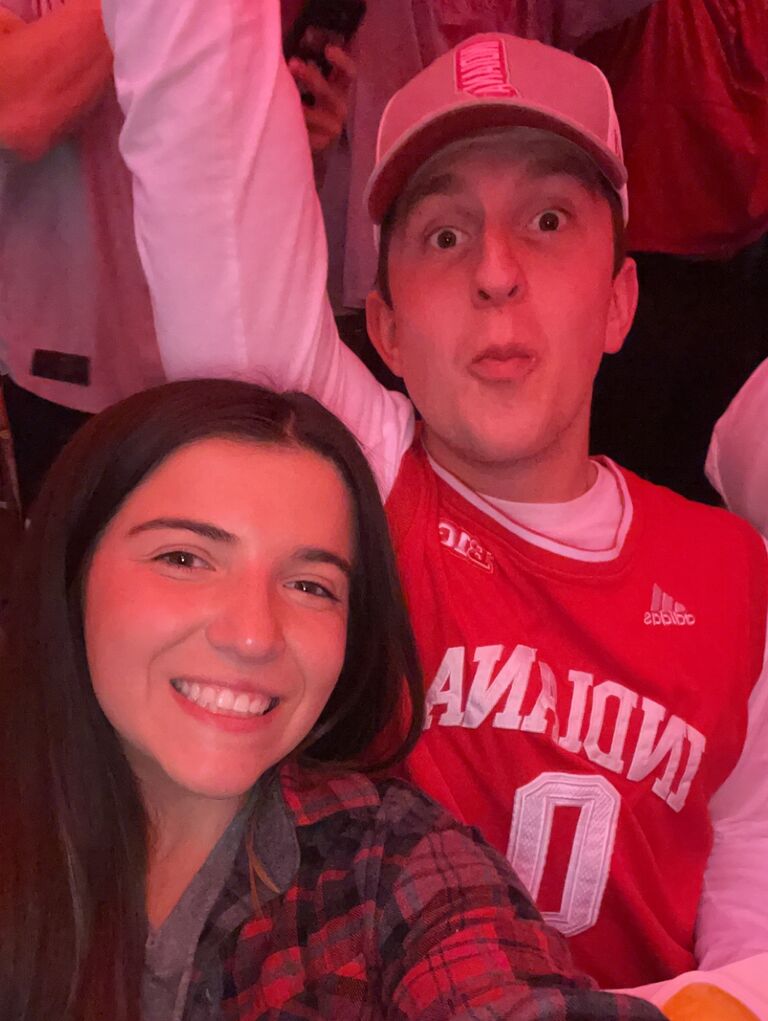 After years of visiting Logan at IU, Cole went off to Bloomington, where we both lived out childhood dreams of cheering on the Indiana Hoosiers!

Hoo Hoo Hoo Hoosiers!