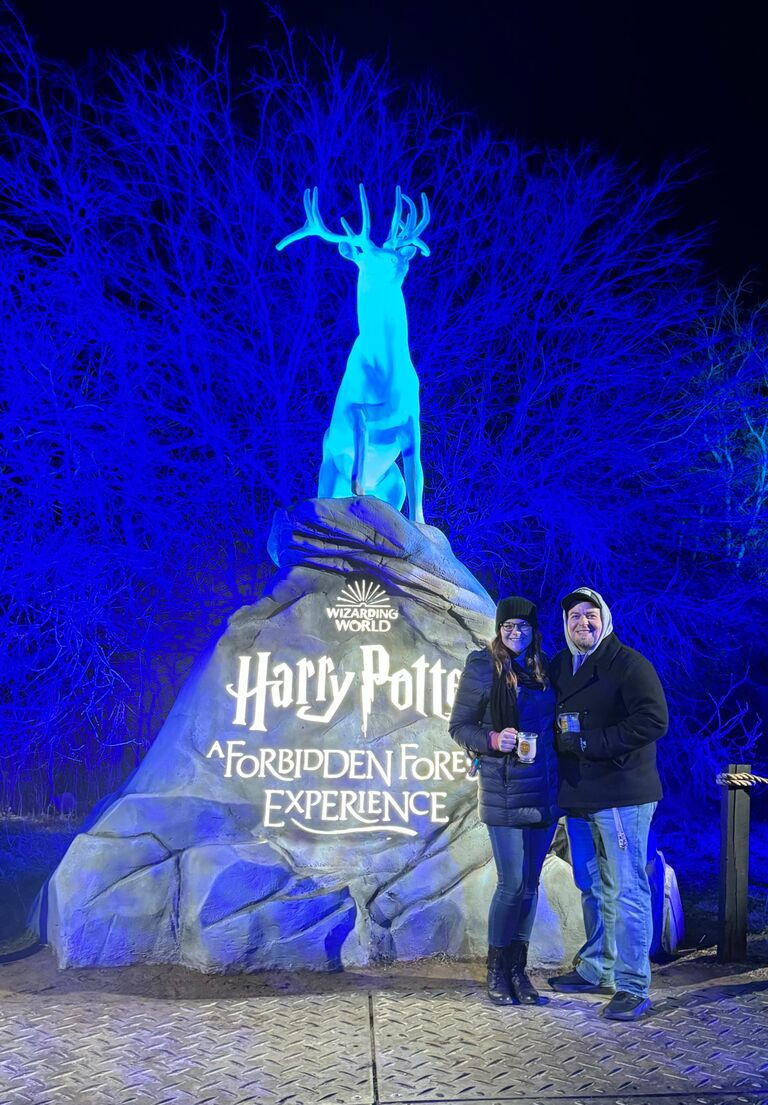Harry Potter lights for Kasey's Birthday!