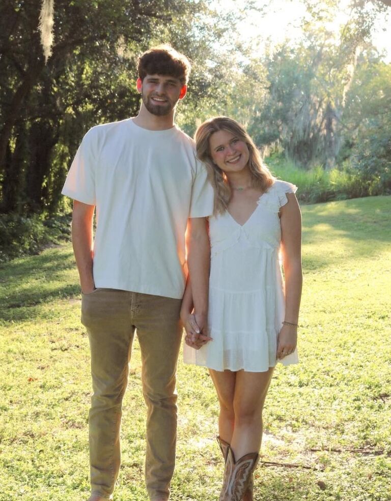 Alex and Jolie celebrated two years together! They are so excited to celebrate with you on May 2nd.