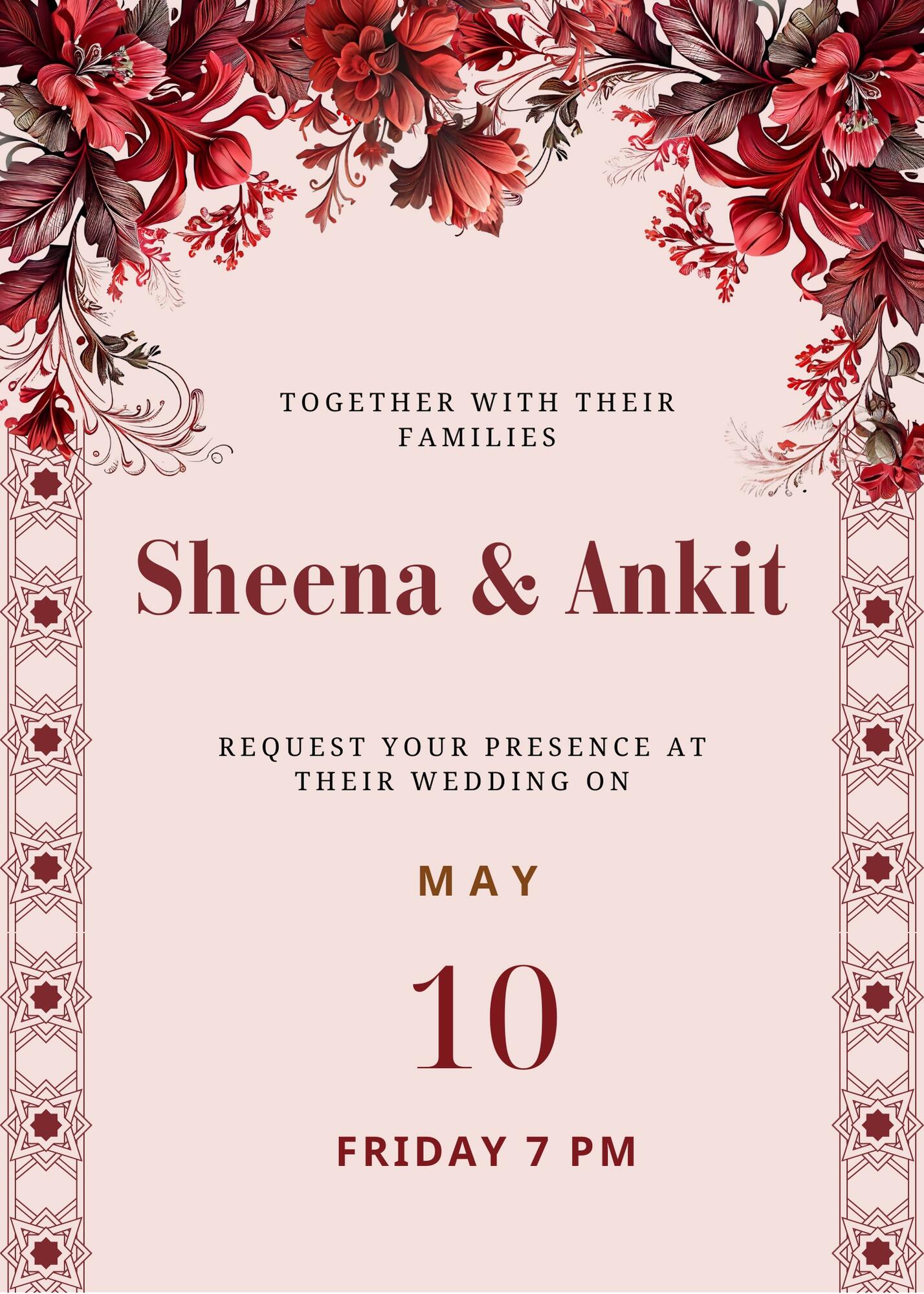 The main event where we officially become partners in crime and in life.
