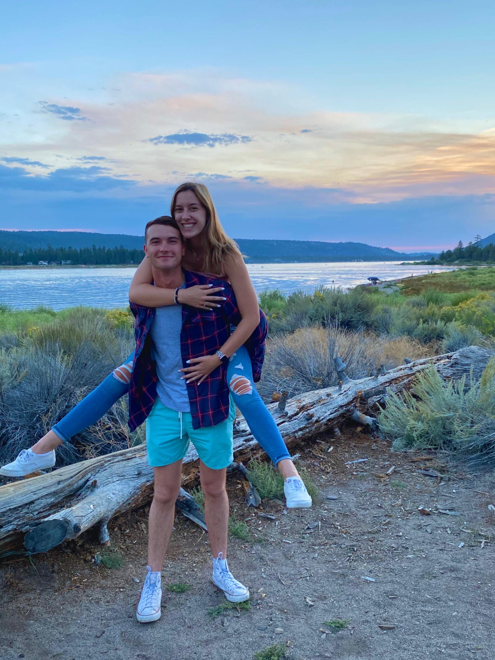 Took a trip to the mountains, Big Bear, CA. First time going out of town together!