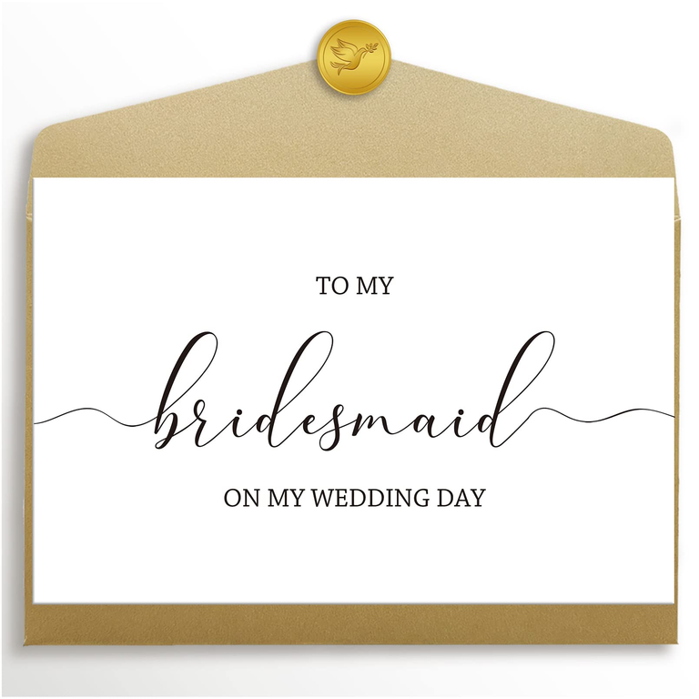 "To My Bridesmaid" Bridesmaid Thank-You Card