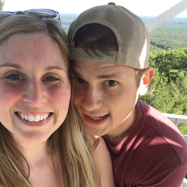 We went camping together for the first time. This is the weekend I knew officially that I was in love with Geoff.