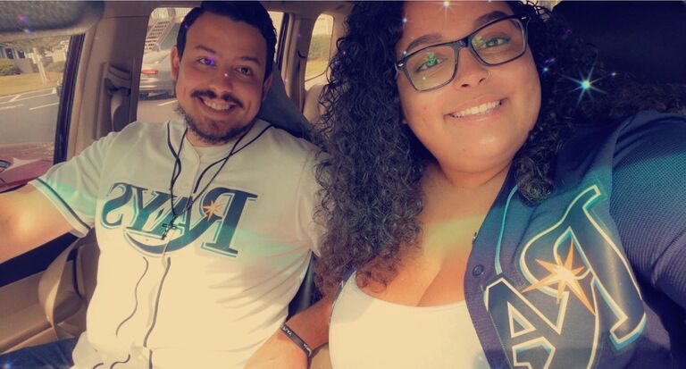 Rays Game! Our favorite sport to watch togetherβΎοΈ