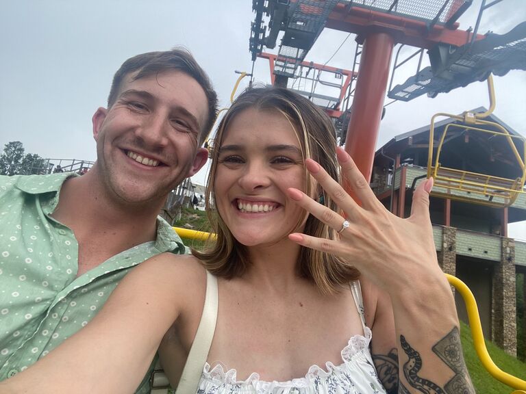 It down-poured on the way down the mountain - if that isn't good luck, who knows what is.