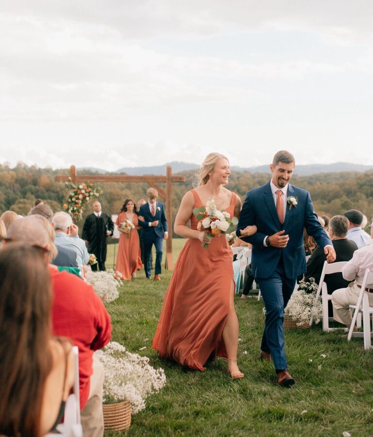 Will and Morgan were in the bridal party for Will's brother and sister-in-law!