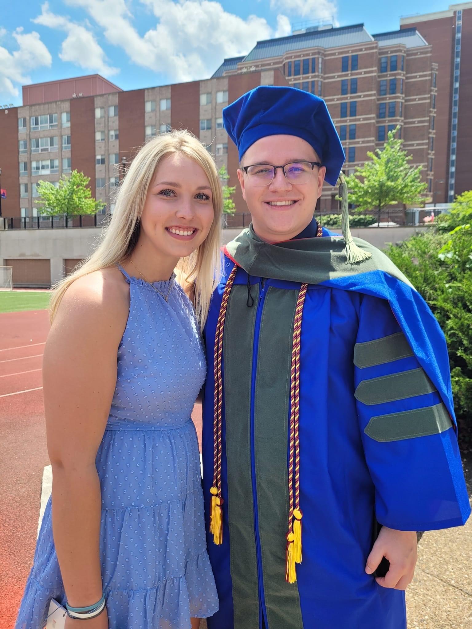 Throughout their first year together, Nate was completing his final year of pharmacy school at Duquesne in Pittsburgh. Haley was in her junior year at Penn State Behrend in Erie. They spent a lot of time in both places and made many great memories together!