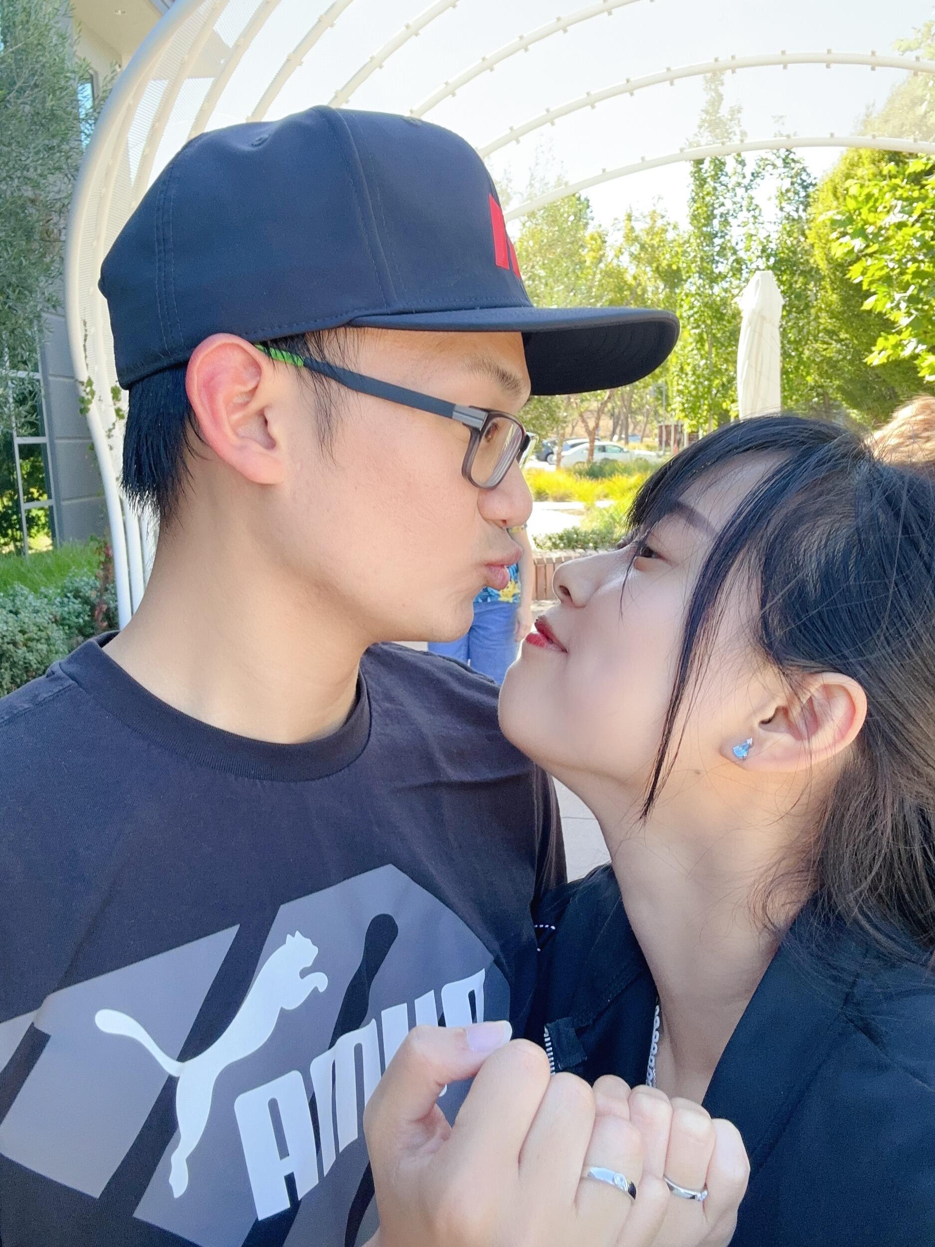 Outside of San Jose city hall, where we signed our love into law!