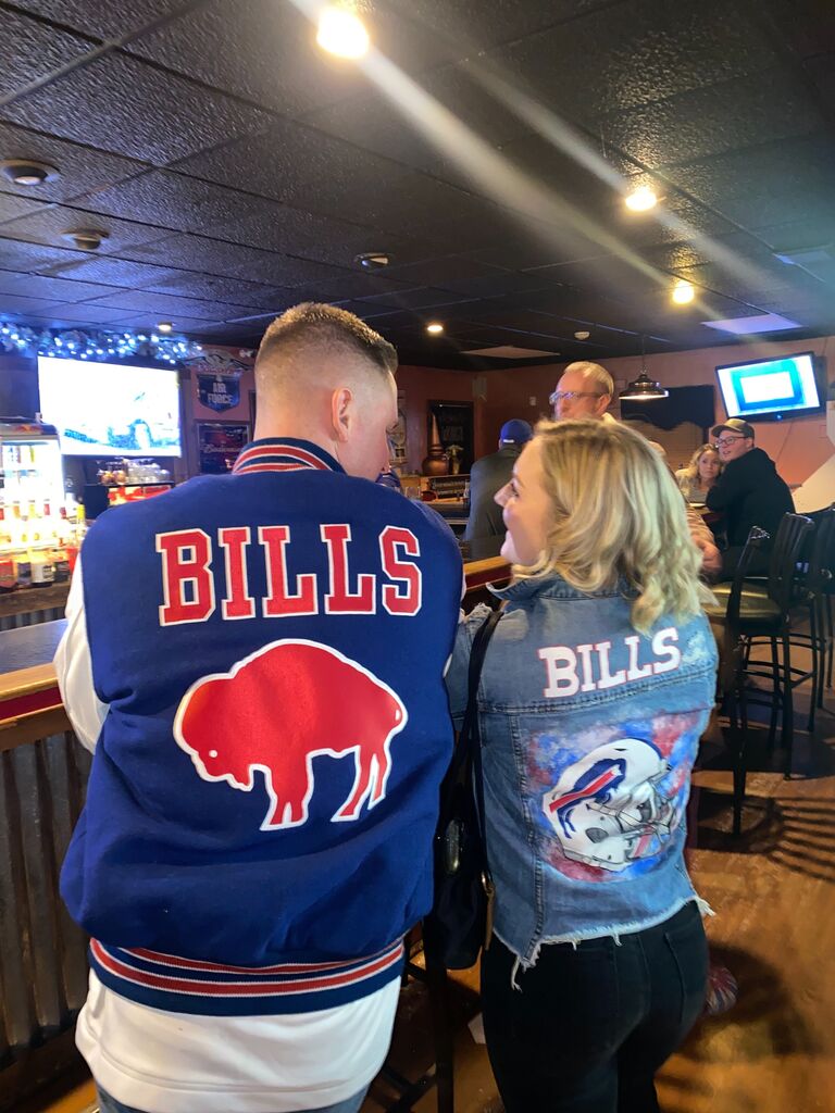 If not at the Baker's house, you could find us enjoying Bills games away from home at Bills Backers bars! Pictured here at The Copper Still in West Virginia. 