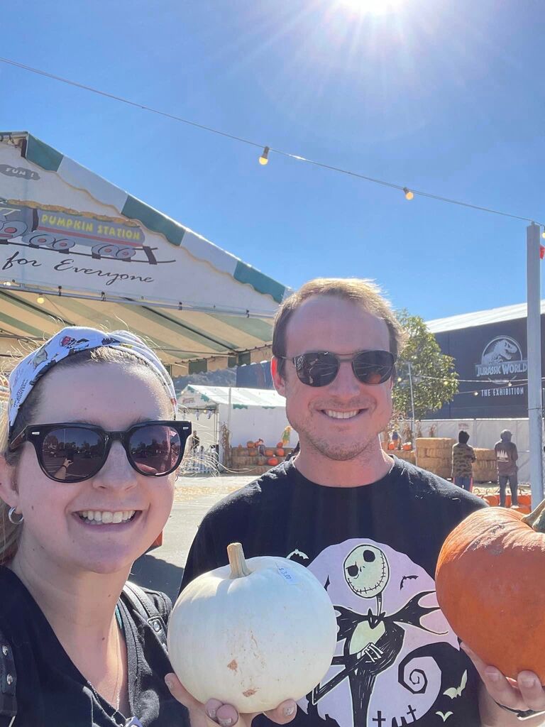 First pumpkin patch trip! 🎃