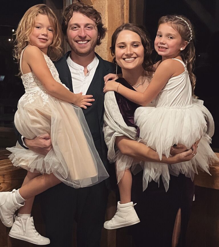 Carl & Ivana love their nieces to the moon and back! They hope their wedding will be as much fun as sister Kristen & Jim Emery's was!