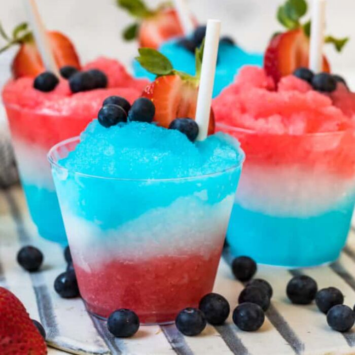 4th of July Party Food Ideas - margarita slushies