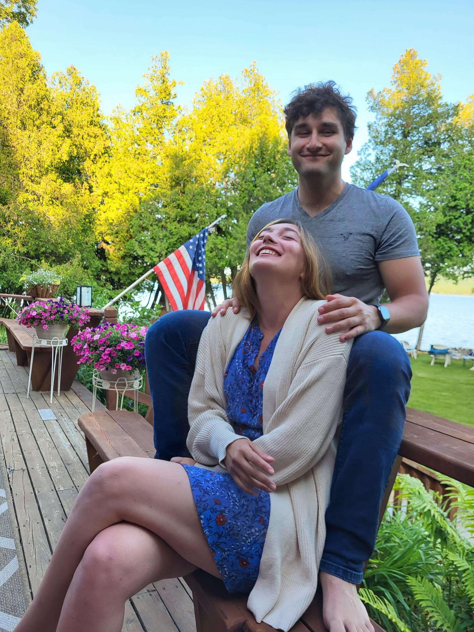 Aaron and Bridget head up to East Grand Lake.