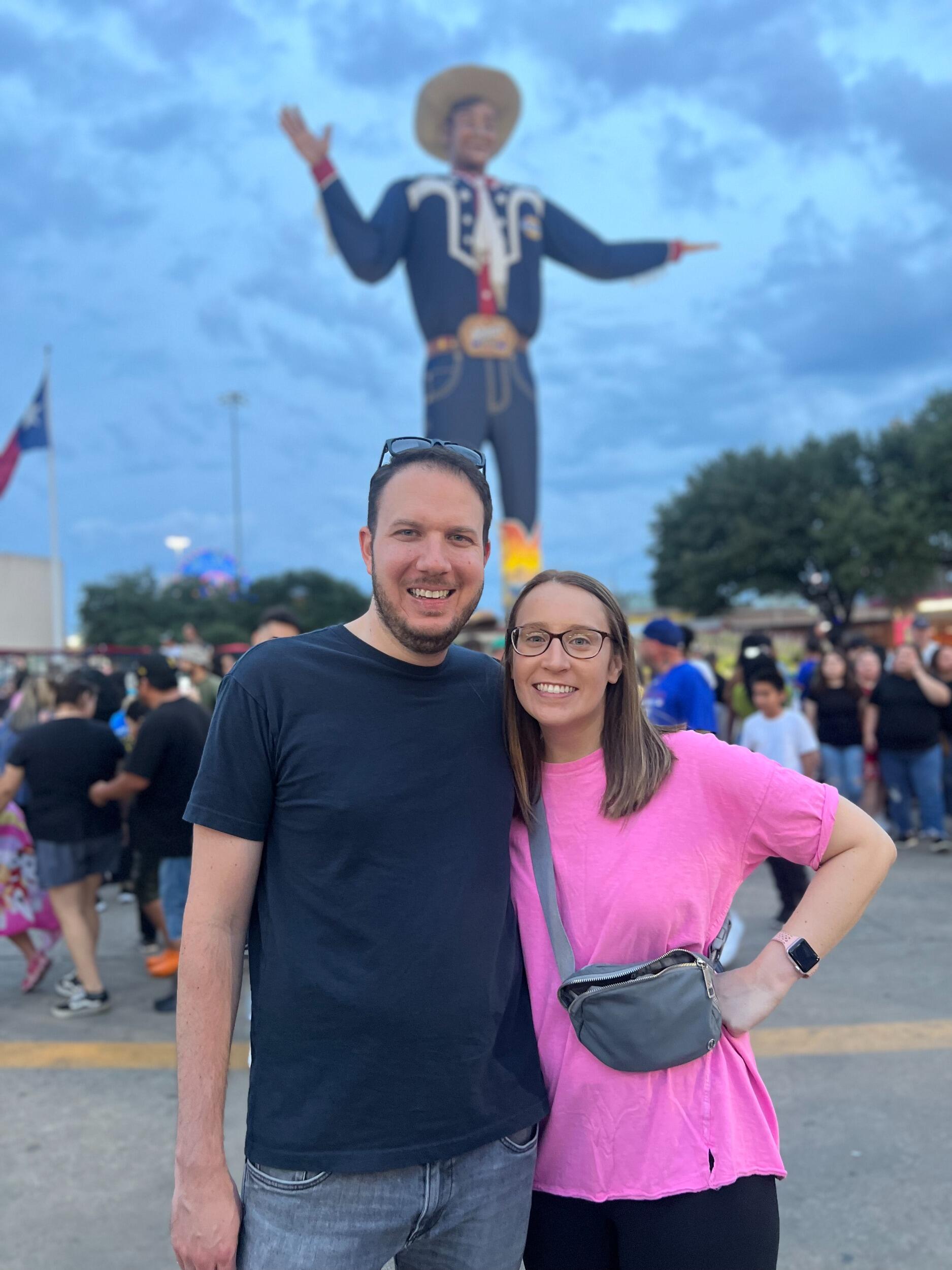 Our first trip to the State Fair of Texas together!