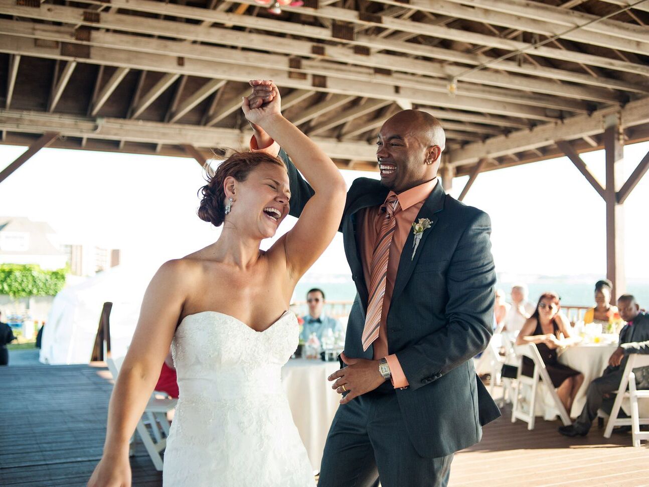 Oceanfront summer wedding in Newport, Rhode Island