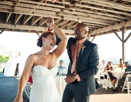 Oceanfront summer wedding in Newport, Rhode Island