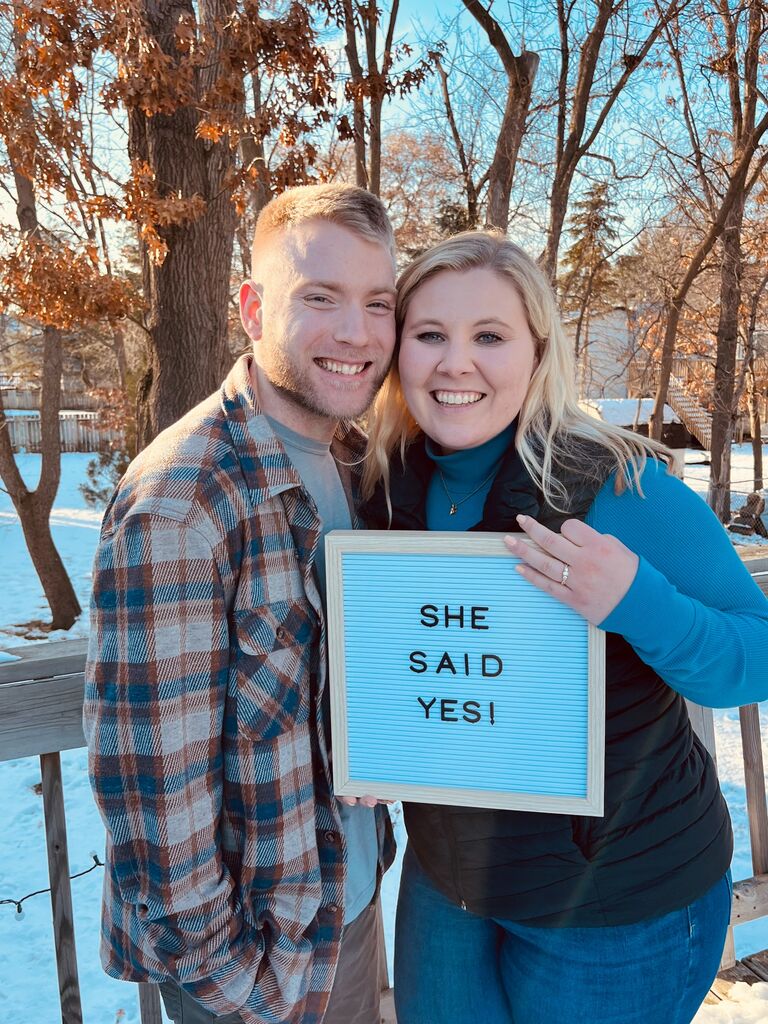 A sweet engagement party!