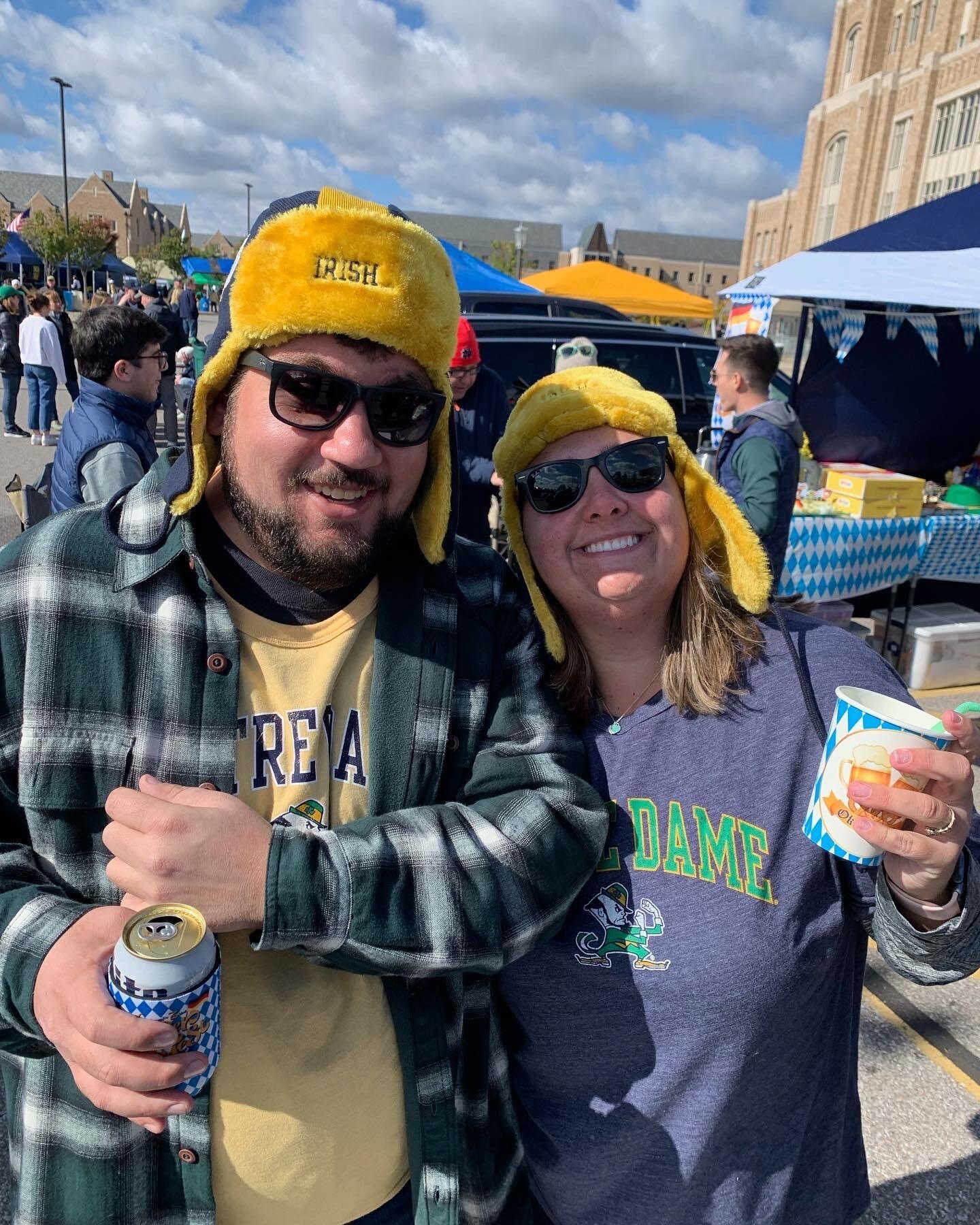 Our first Notre Dame tailgate 