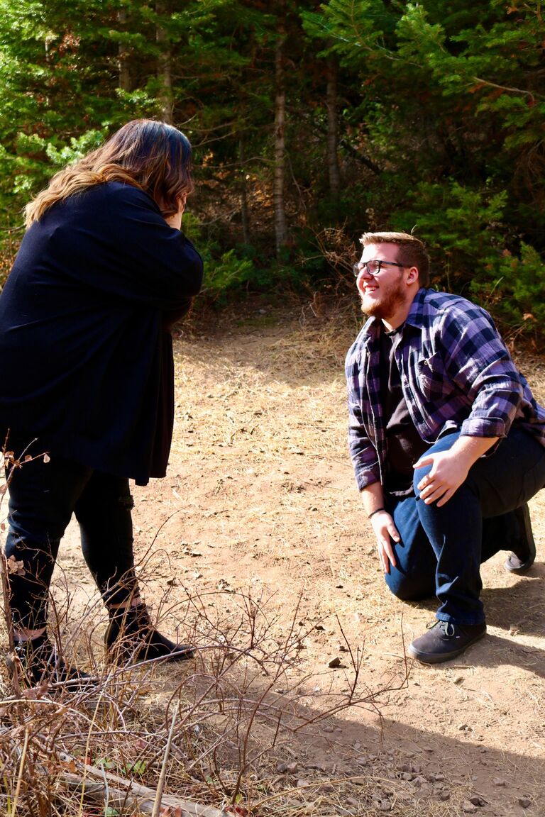 Jordan's fake proposal, two years before he would actually propose