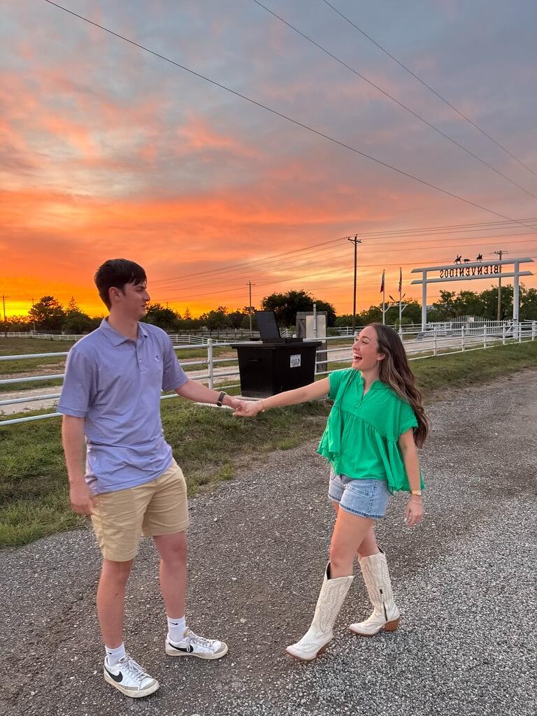 The night before Tyler proposed! These were taken at Tyler's graduation dinner at Potosi Live.