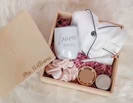 bride gift box from a friend, family member or future spouse