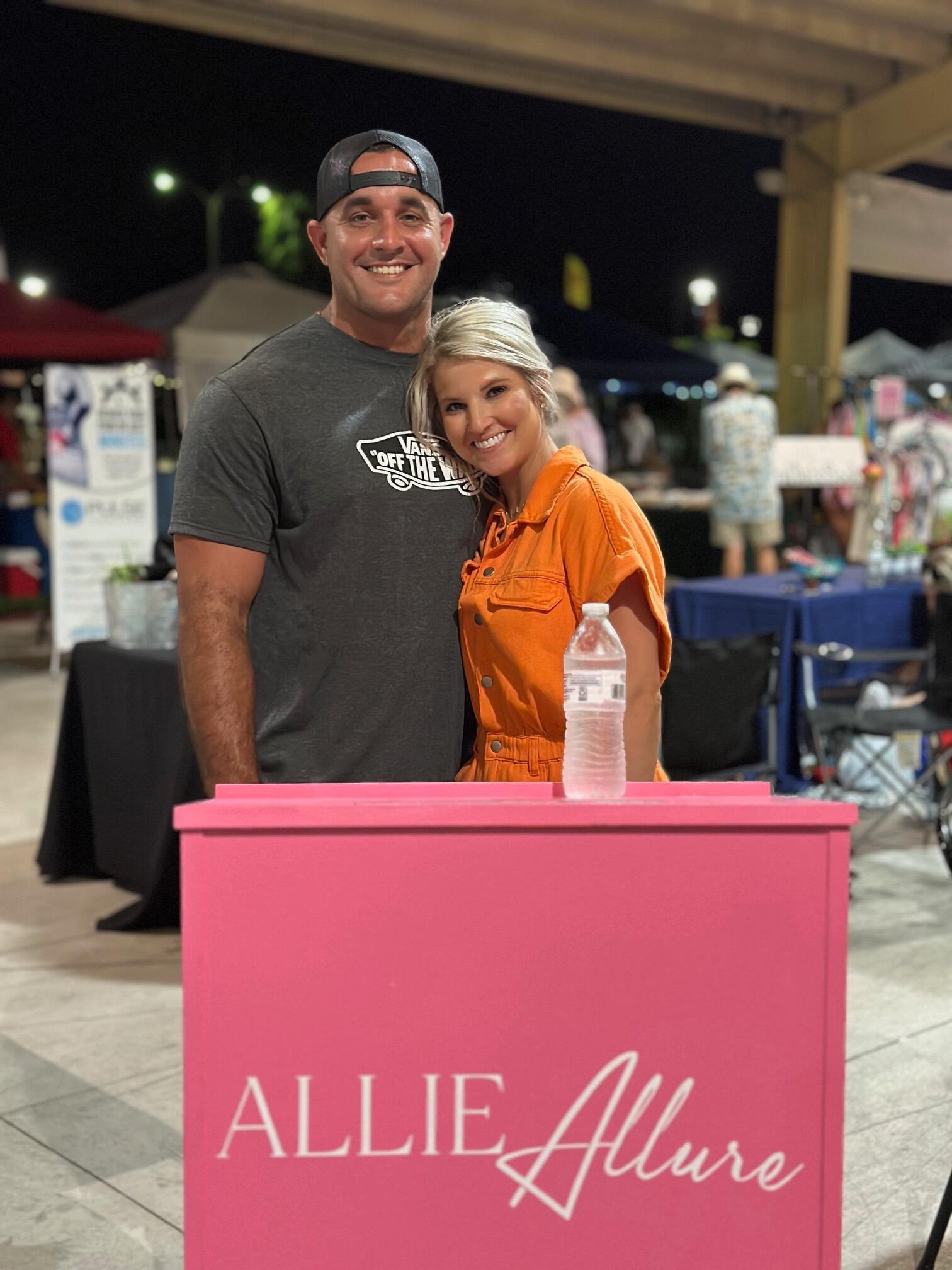 Ocala Girl's Night Out Pop Up! Dustin joined in on Allie Allure's pop up events...he stayed the entire event 