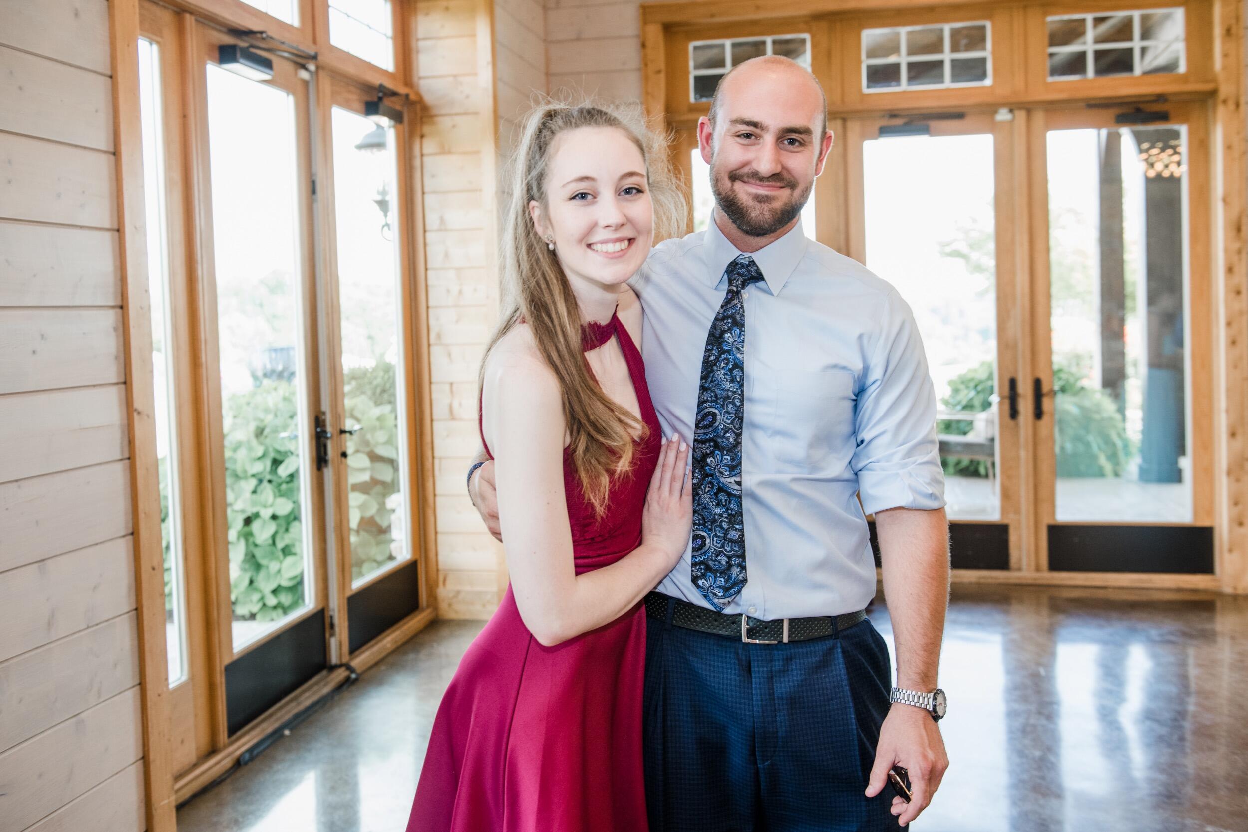 Our second date... and his sisters wedding!