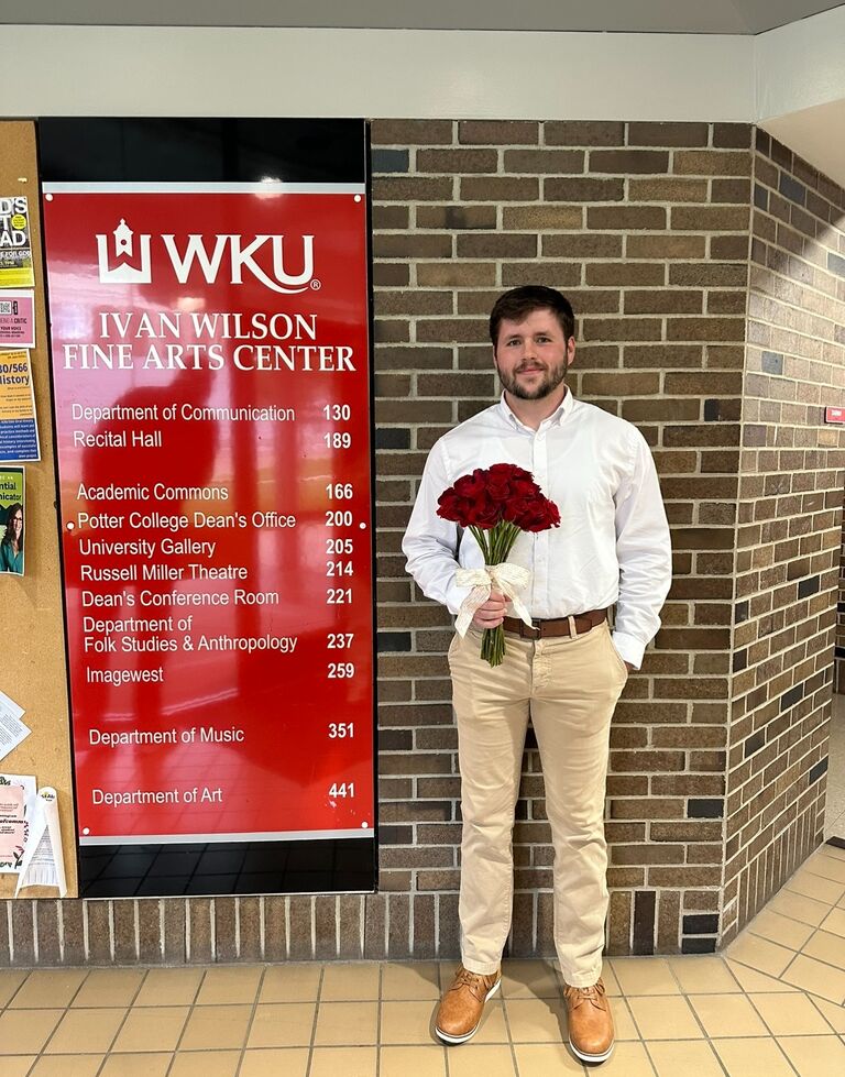 The day he told me he was "doing landscaping around the house" when in reality, he was traveling with his parents to a surprise proposal <3