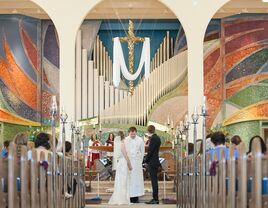 Traditional episcopal wedding ceremony.