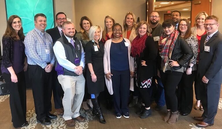 Brooke & Chase met officially in person at an edcamp for school leaders in Louisville, Kentucky. 