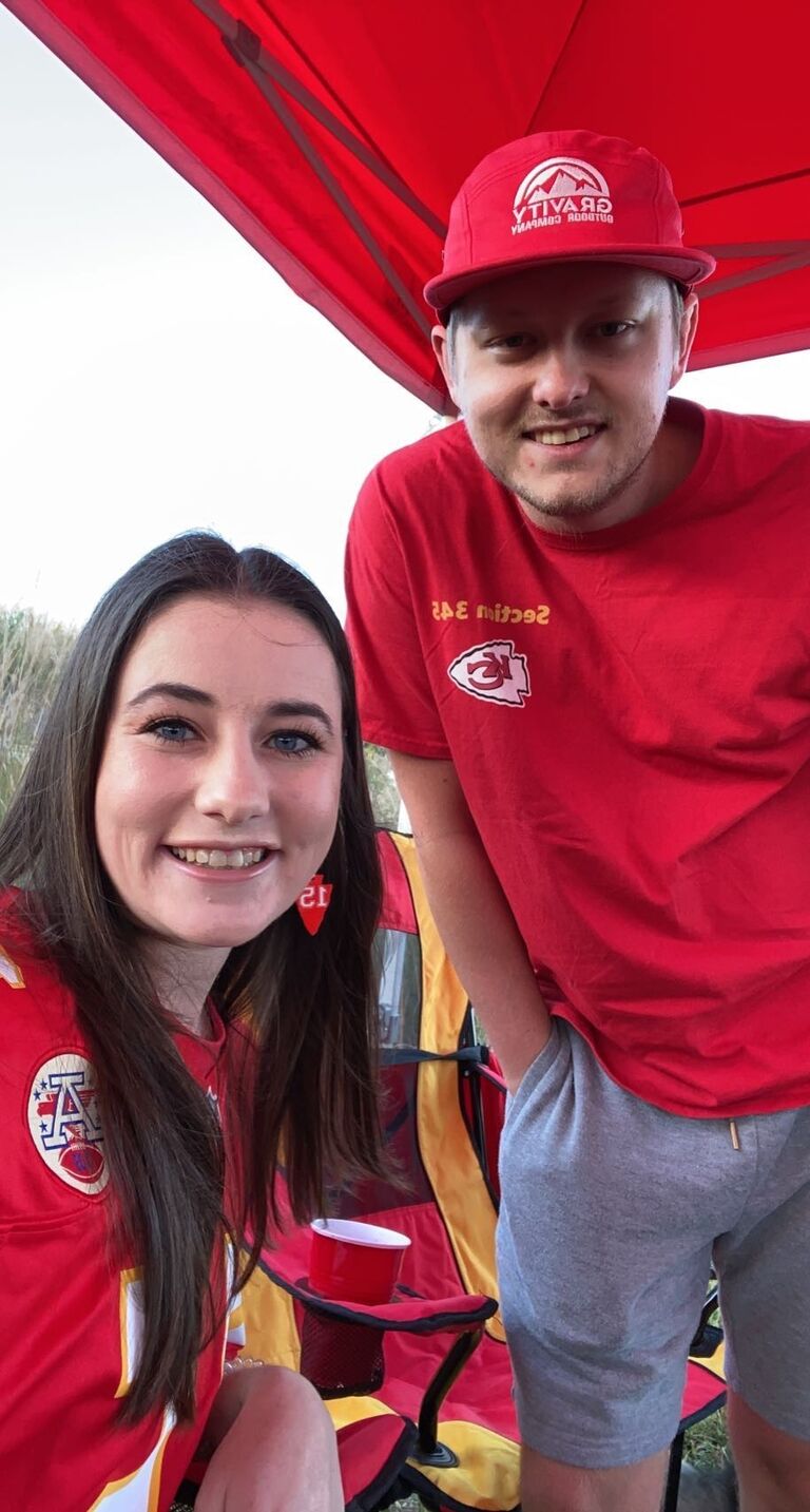 Our first Chief's game together.