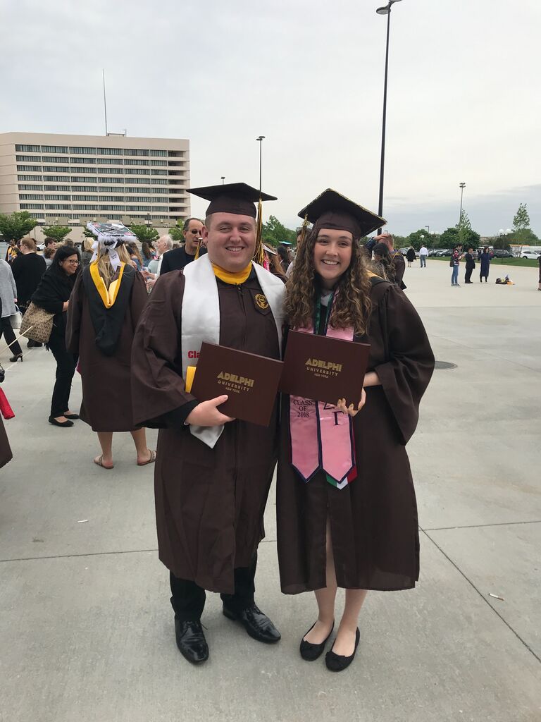 Graduated Adelphi University