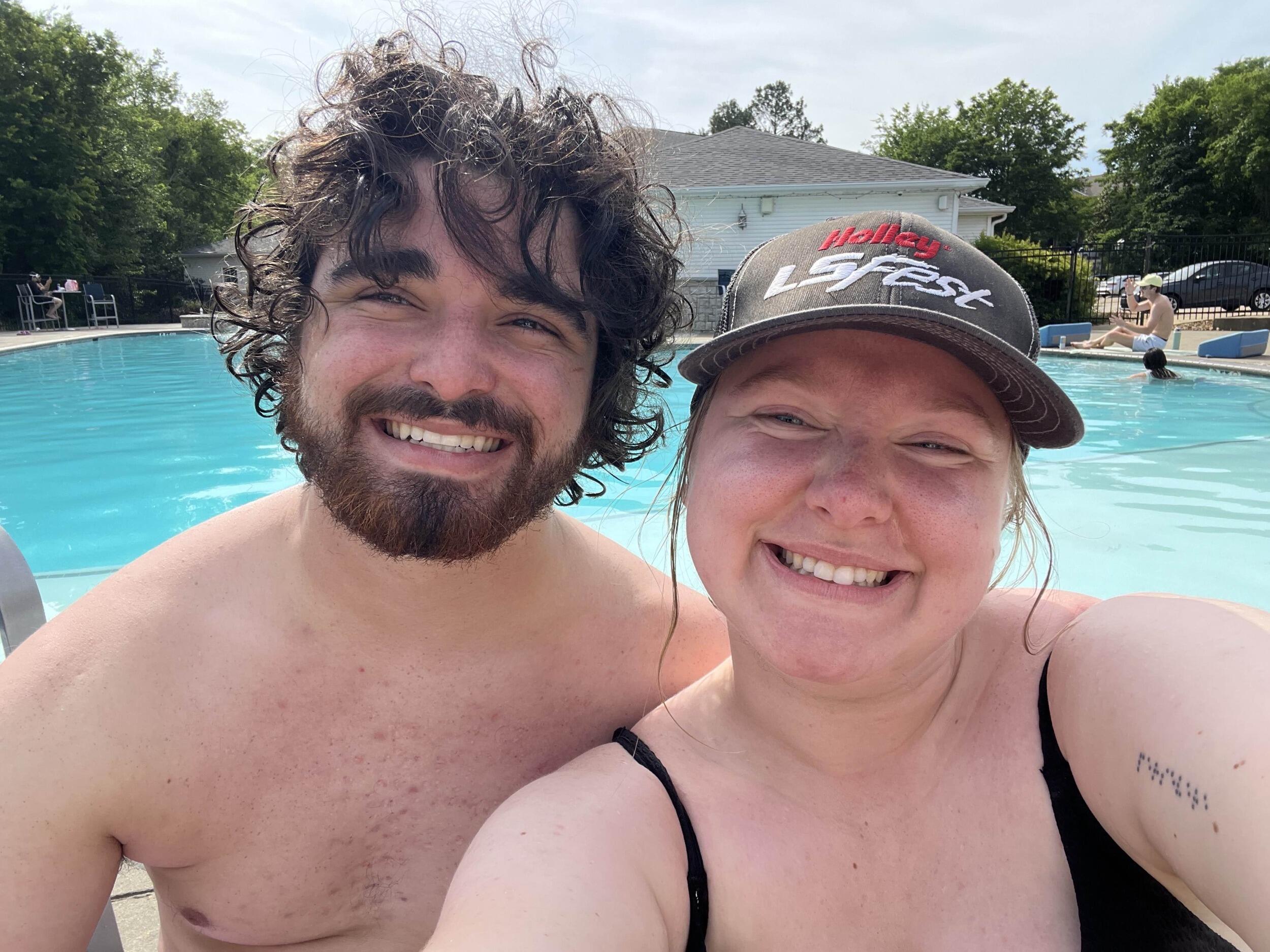 Post graduation pool day!