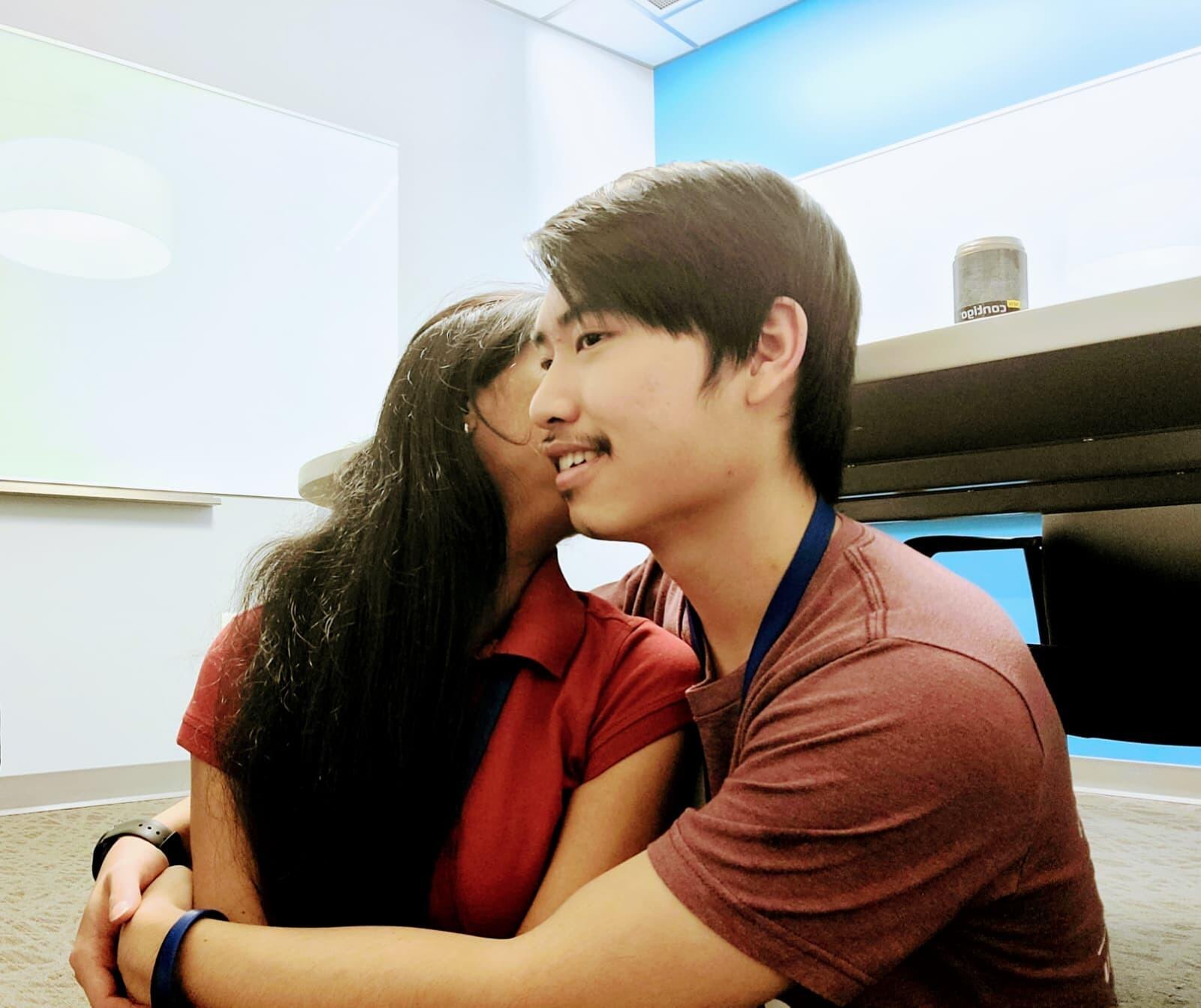 We grew so close as friends and as a couple.