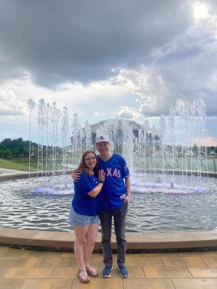 Our first Rangers game