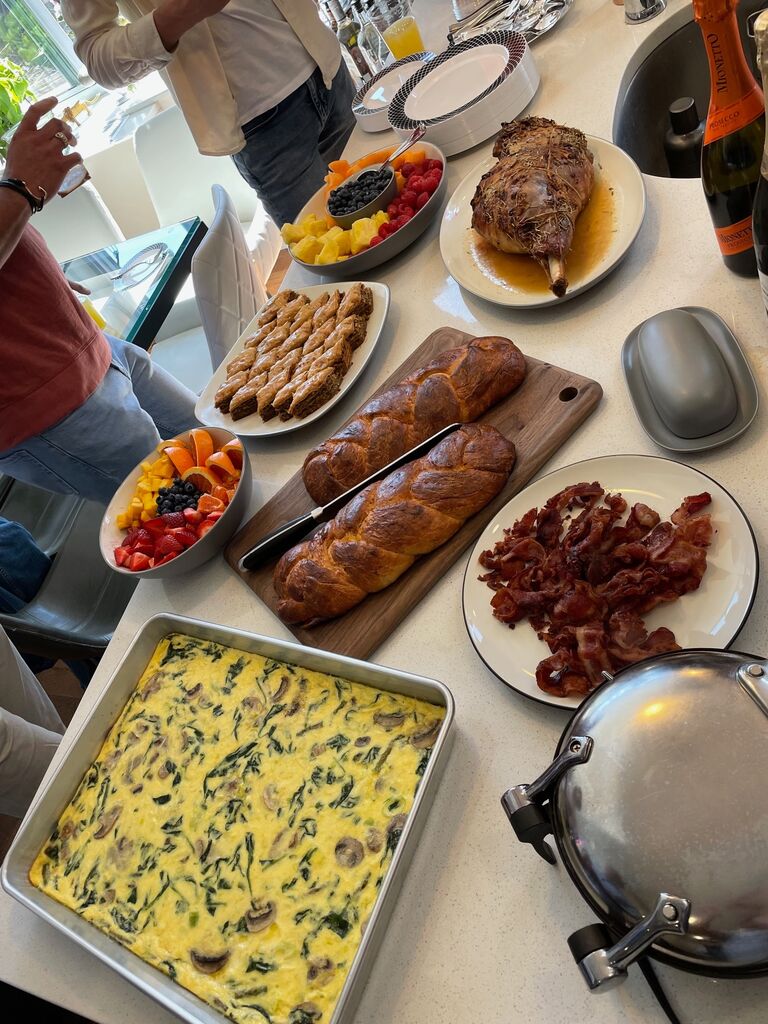 hosted holiday feasts...