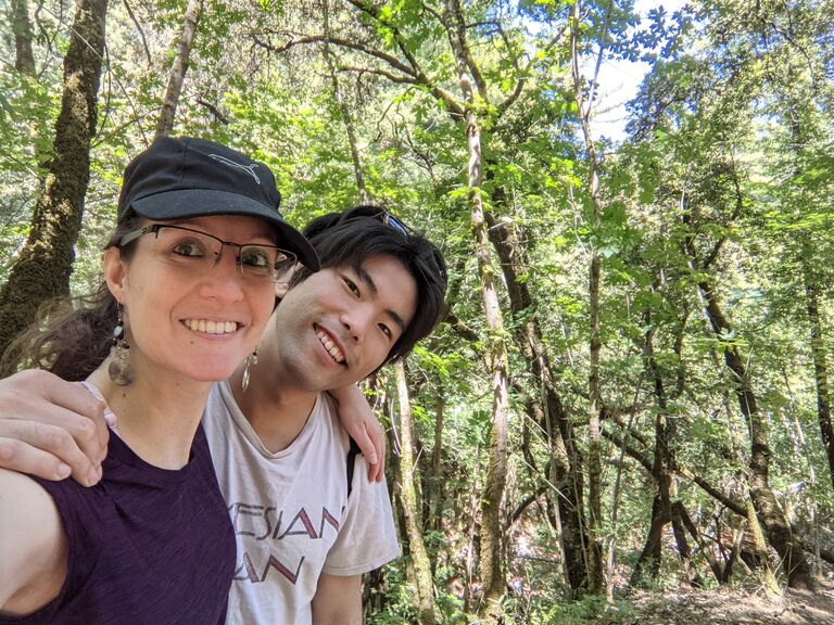 Estefi moved to California, and we started our lives together! We hiked, cooked, laughed, and had a lot of fun together. 