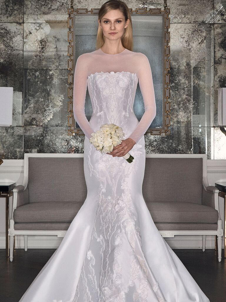 Romona Keveza Fall 2017 Collection: Bridal Fashion Week Photos