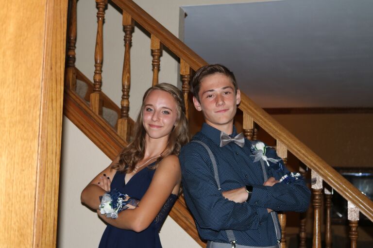 Erik asked Bella to be his girlfriend during the homecoming dance.